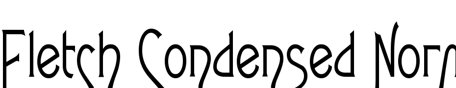 Fletch Condensed Normal Font Download Free