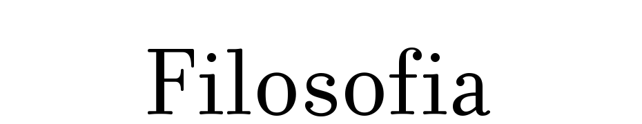 Filosofia Font Download Free