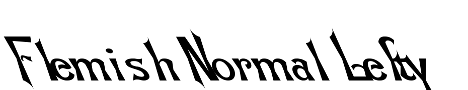 Flemish Normal Lefty Font Download Free