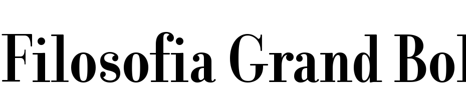 Filosofia Grand Bold Grand Bold Font Download Free