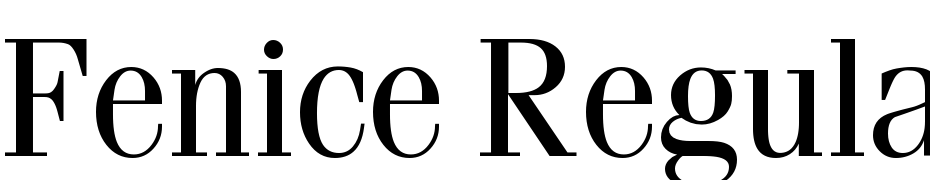 Fenice Regular Font Download Free
