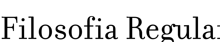 Filosofia Regular Regular Yazı tipi ücretsiz indir