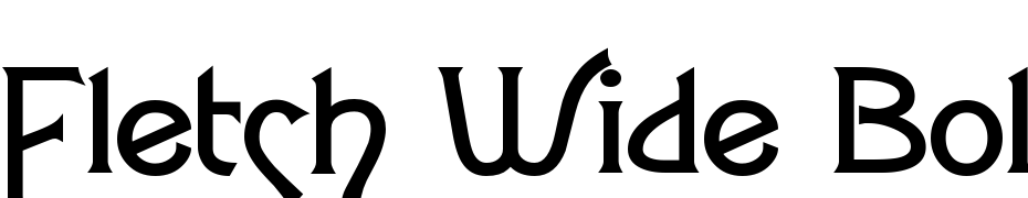 Fletch Wide Bold Font Download Free