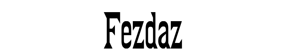 Fezdaz Yazı tipi ücretsiz indir