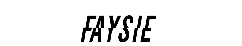 Faysie Yazı tipi ücretsiz indir