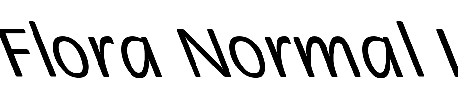 Flora Normal Lefty Font Download Free