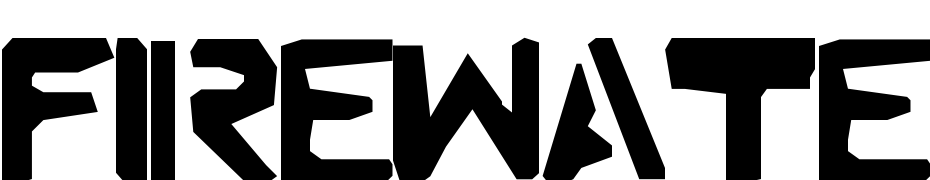 Firewater cкачати шрифт безкоштовно