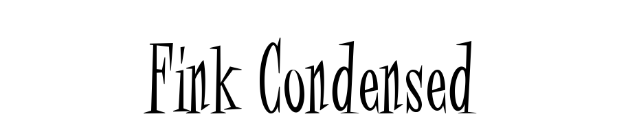 Fink Condensed Font Download Free