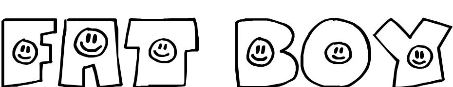 Fat Boy Smiles Font Download Free