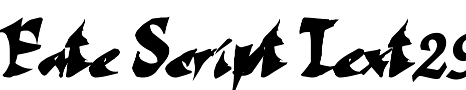 Fate Script Text29 Bold Font Download Free