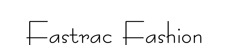 Fastrac Fashion Font Download Free