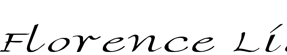 Florence Light Ex Font Download Free