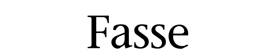 Fasse Font Download Free