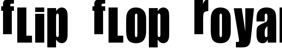 Flip Flop Royal Font Download Free