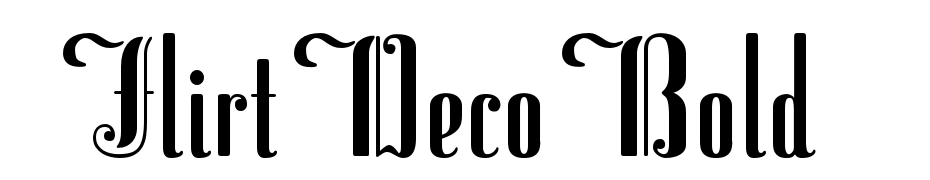 Flirt Deco Bold Font Download Free