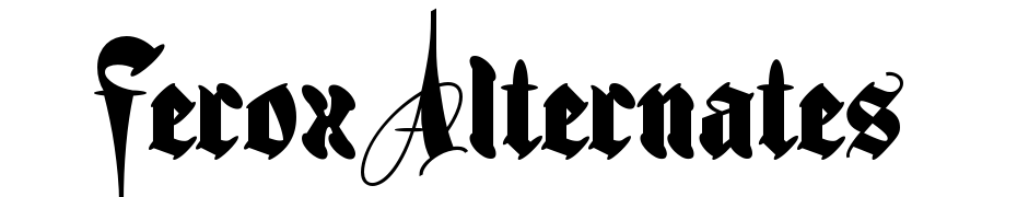 Ferox Alternates Font Download Free