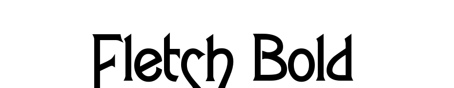 Fletch Bold cкачати шрифт безкоштовно