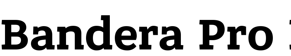 Bandera Pro Bold Font Download Free