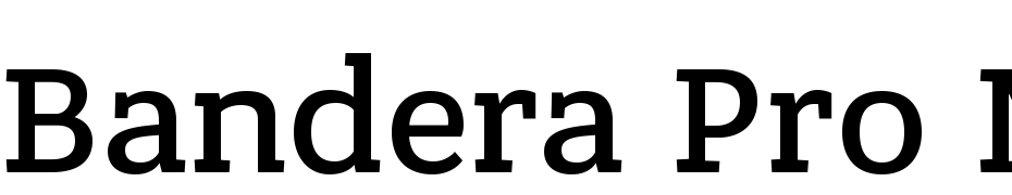 Bandera Pro Medium Font Download Free