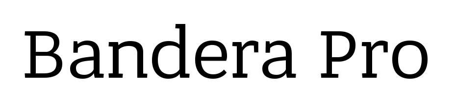Bandera Pro Font Download Free