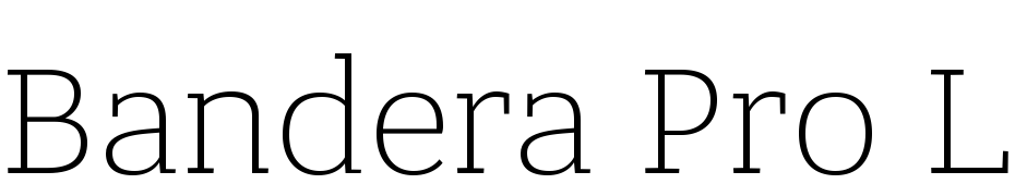 Bandera Pro Light Schrift Herunterladen Kostenlos