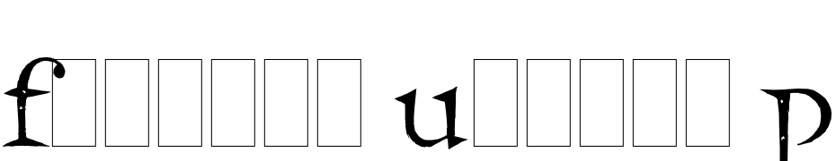 Frances Uncial Plain Font Download Free