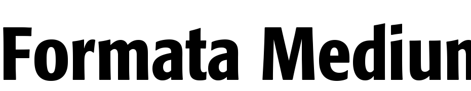 Formata Medium Condensed Fuente Descargar Gratis