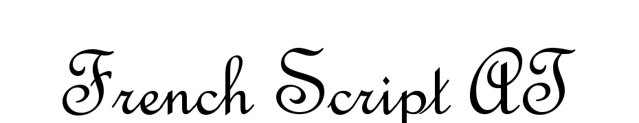French Script AT Font Download Free
