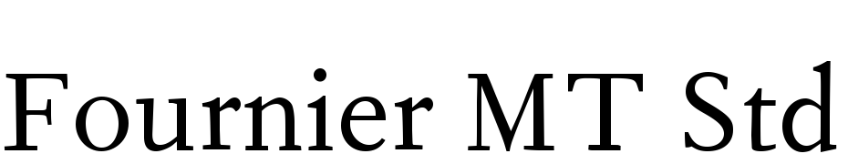 Fournier MT Std Font Download Free