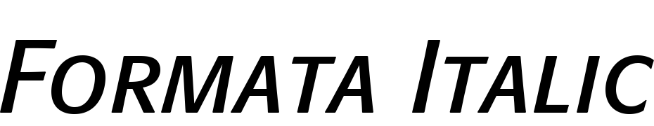 Formata Italic SC Font Download Free