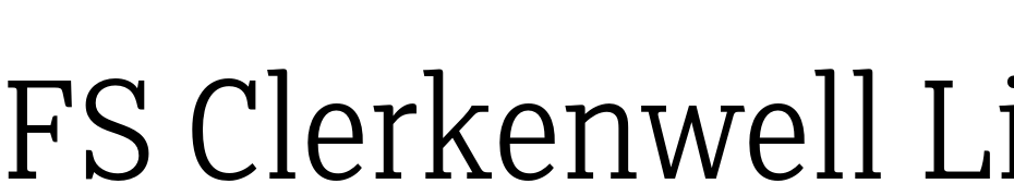 FS Clerkenwell Light Font Download Free