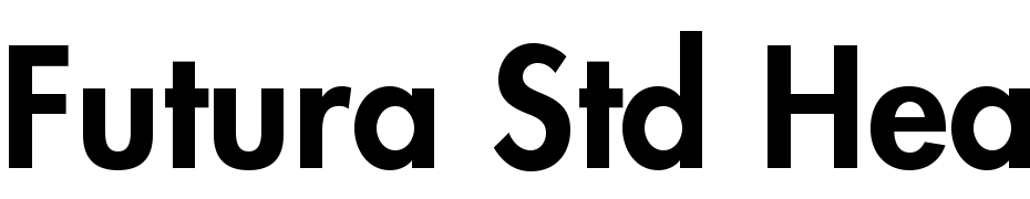 Futura Std Heavy Font Download Free