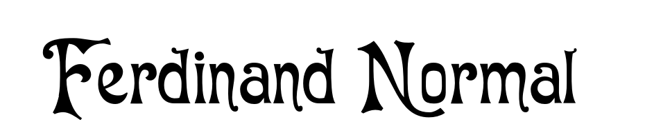 Ferdinand Normal Font Download Free