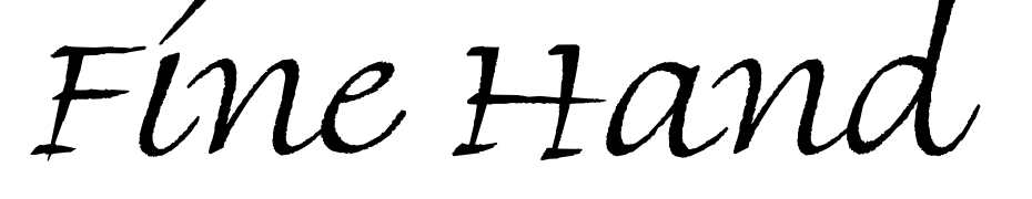 Fine Hand Font Download Free