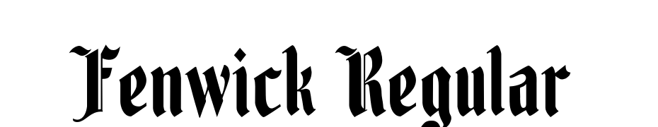 Fenwick Regular Font Download Free