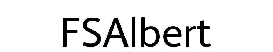 FSAlbert Font Download Free