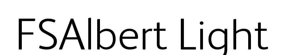 FSAlbert Light Font Download Free