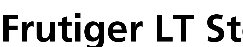 Frutiger LT Std 65 Bold Font Download Free