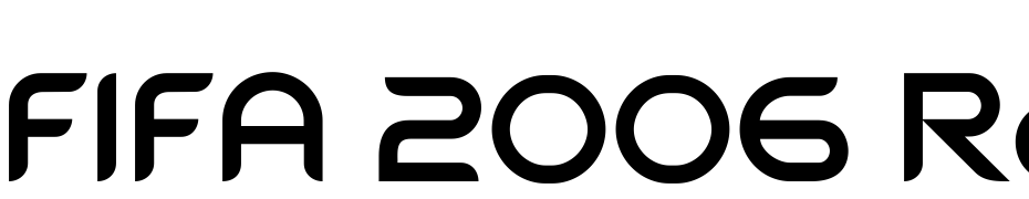FIFA 2006 Regular Font Download Free