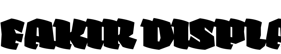Fakir Display Black Sm Cp Font Download Free