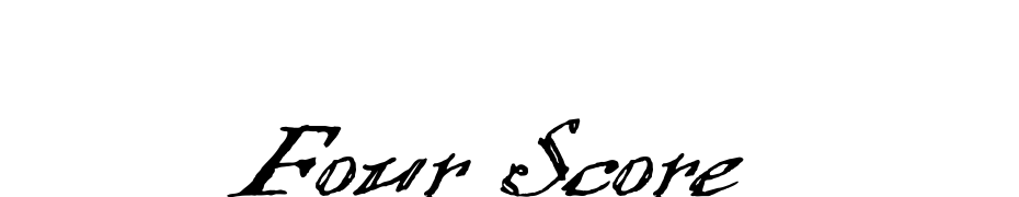 Four Score Font Download Free