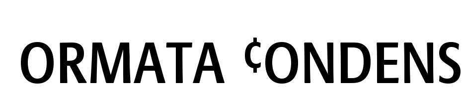 Formata Condensed Exp Scarica Caratteri Gratis