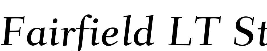 Fairfield LT Std 55 Medium Caption Font Download Free