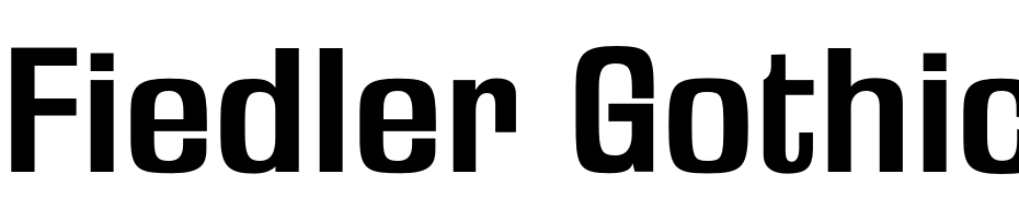 Fiedler Gothic CG Bold Font Download Free