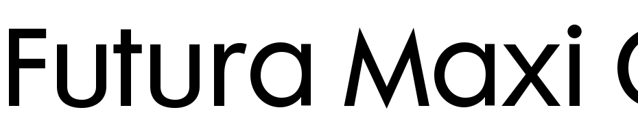 Futura Maxi CG Book Font Download Free
