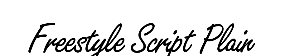 Freestyle Script Plain Yazı tipi ücretsiz indir