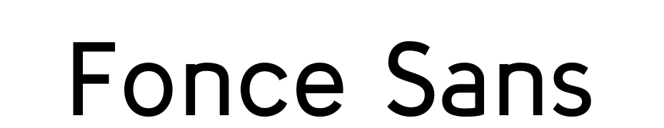 Fonce Sans Font Download Free