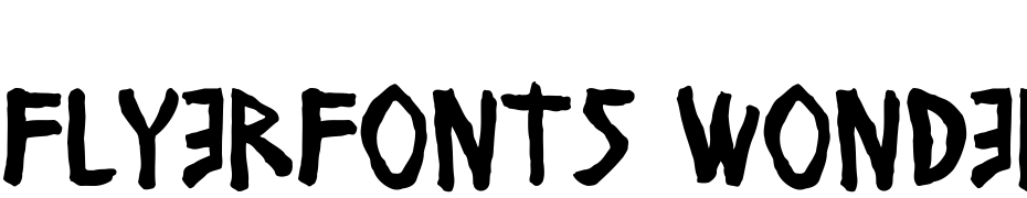 Flyerfonts Wonderful Font Download Free