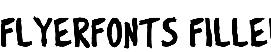 Flyerfonts Filler Font Download Free