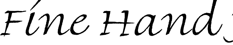 Fine Hand Plain Font Download Free
